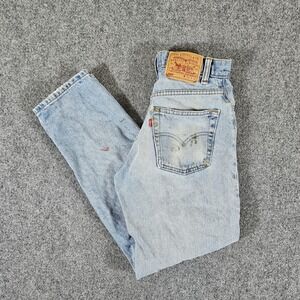 VTG 1998 Levis 560 Jeans Loose Fit Light Wash Men Tag Size 29x31 Act 27x29 Flaws